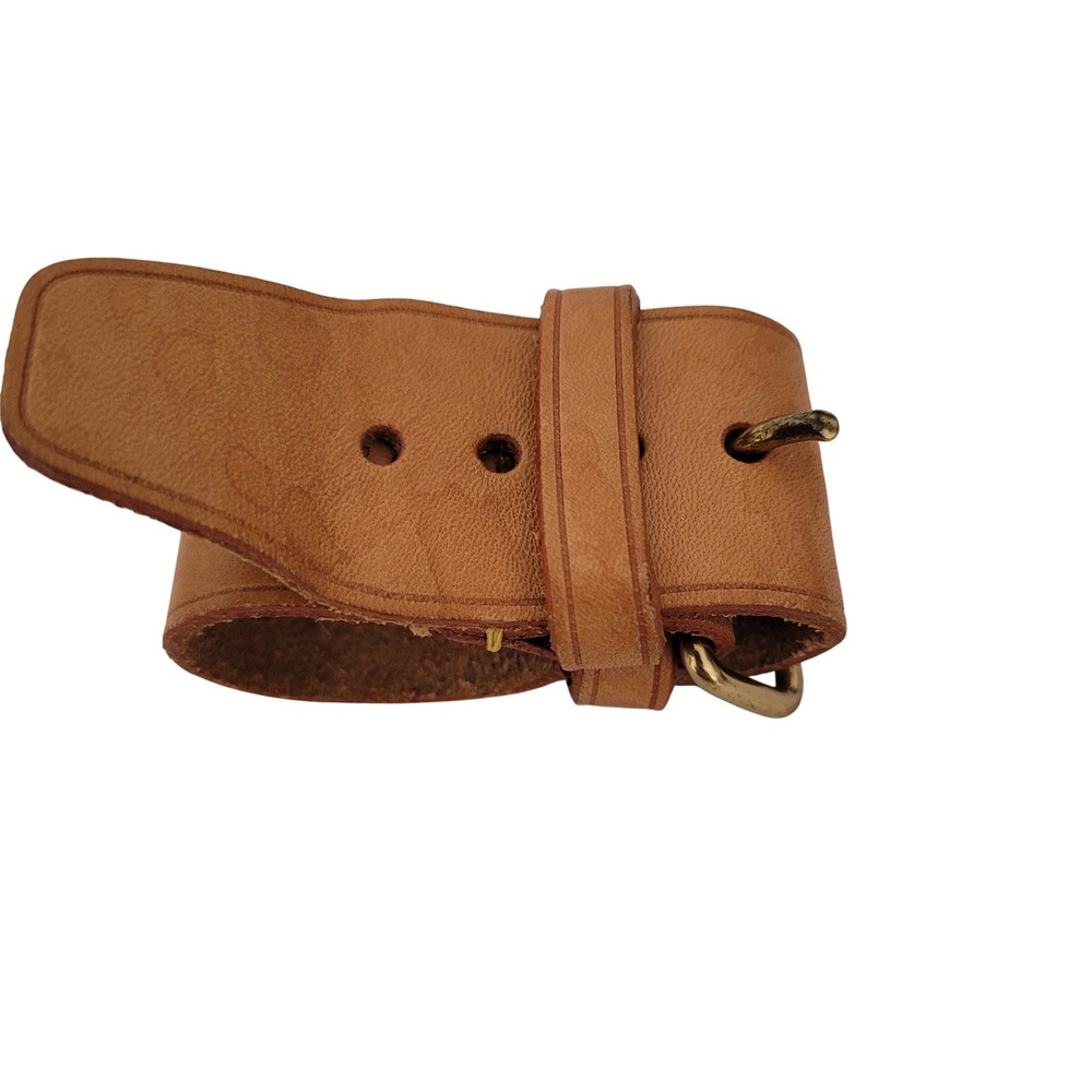 Louis Vuitton Vachetta Leather Replacement Strap Buckle Piece Made in France